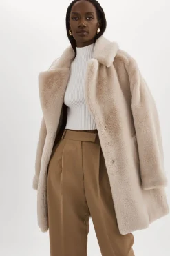 Cheap LAMARQUE LINNEA | Faux Fur C Oat