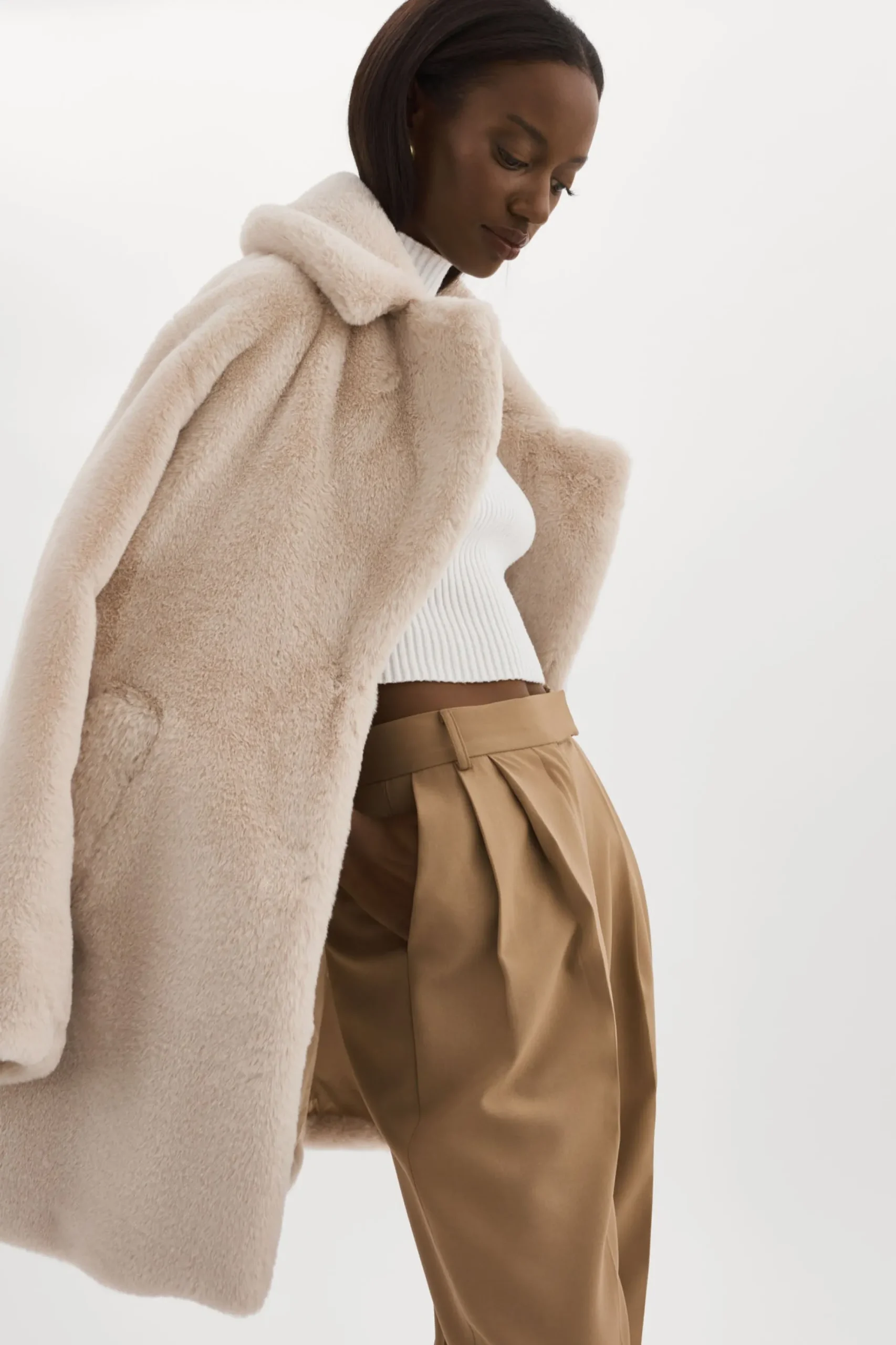 Cheap LAMARQUE LINNEA | Faux Fur C Oat