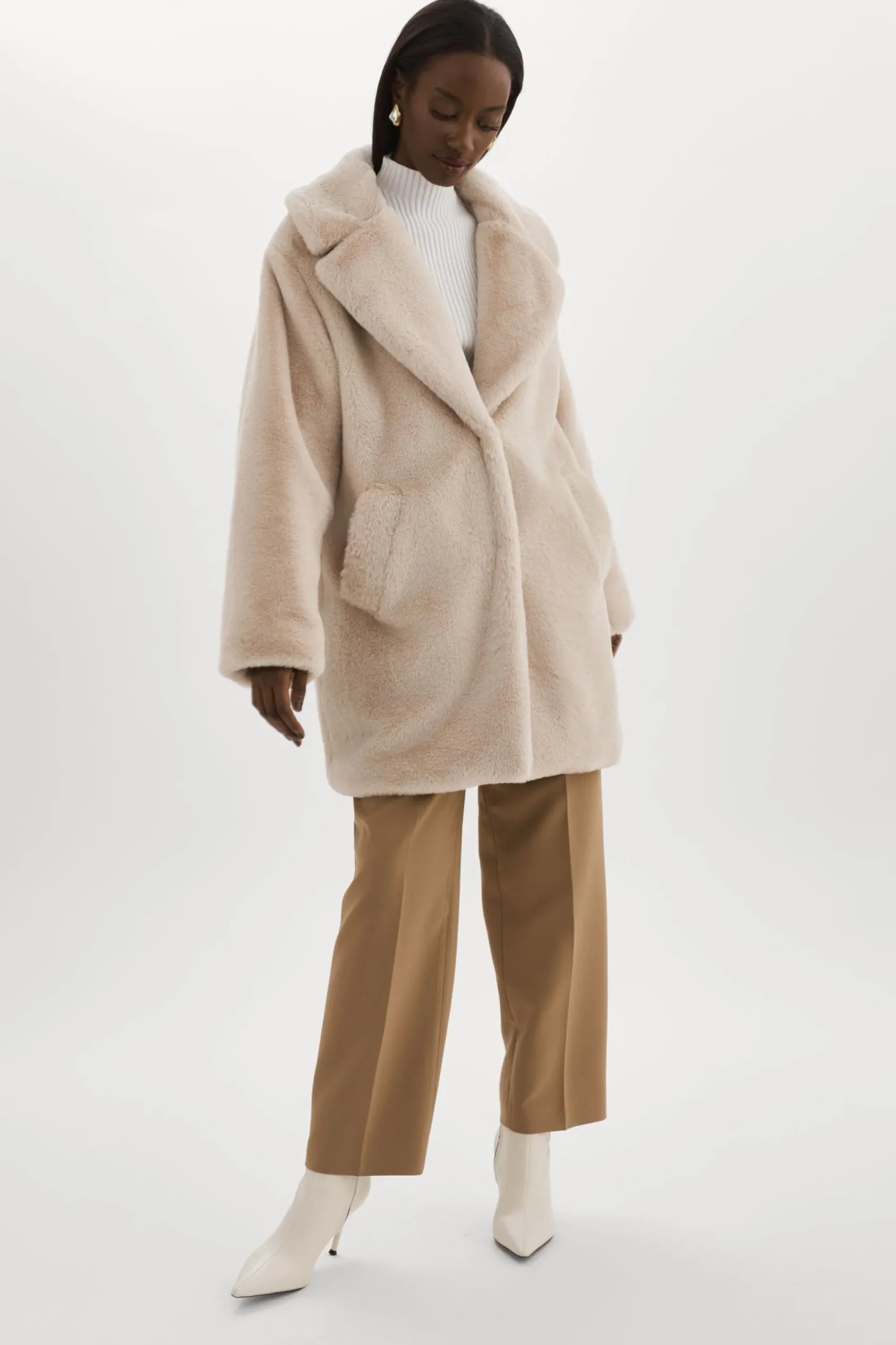 Cheap LAMARQUE LINNEA | Faux Fur C Oat