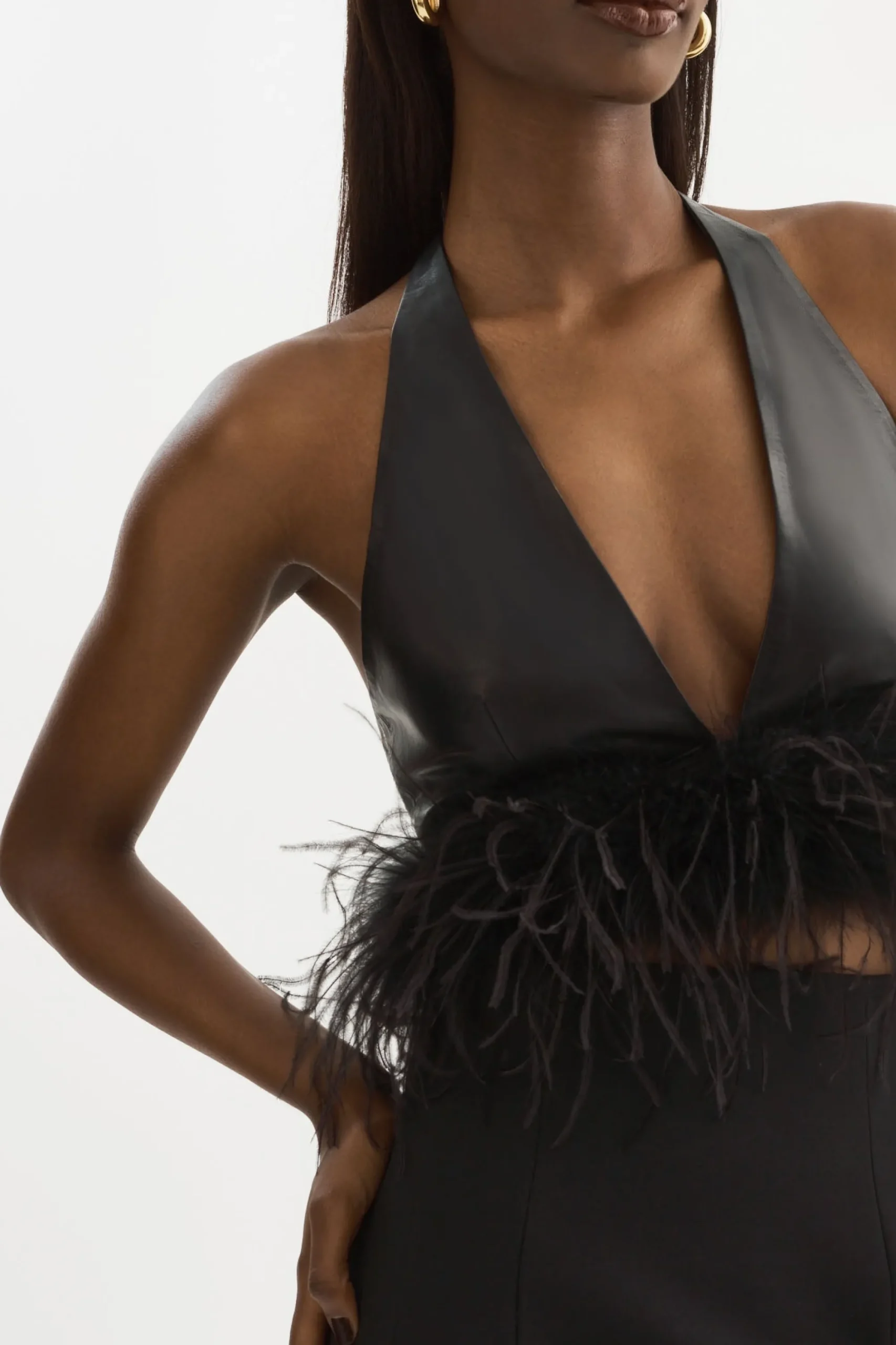 Best Sale LAMARQUE LUV | Leather Top Black