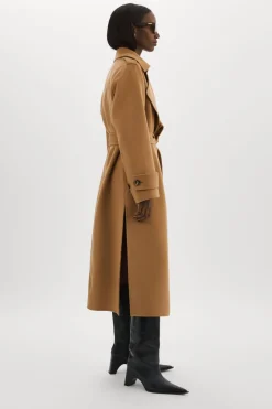 Store LAMARQUE MARGARET | Wool Trench Coat Camel