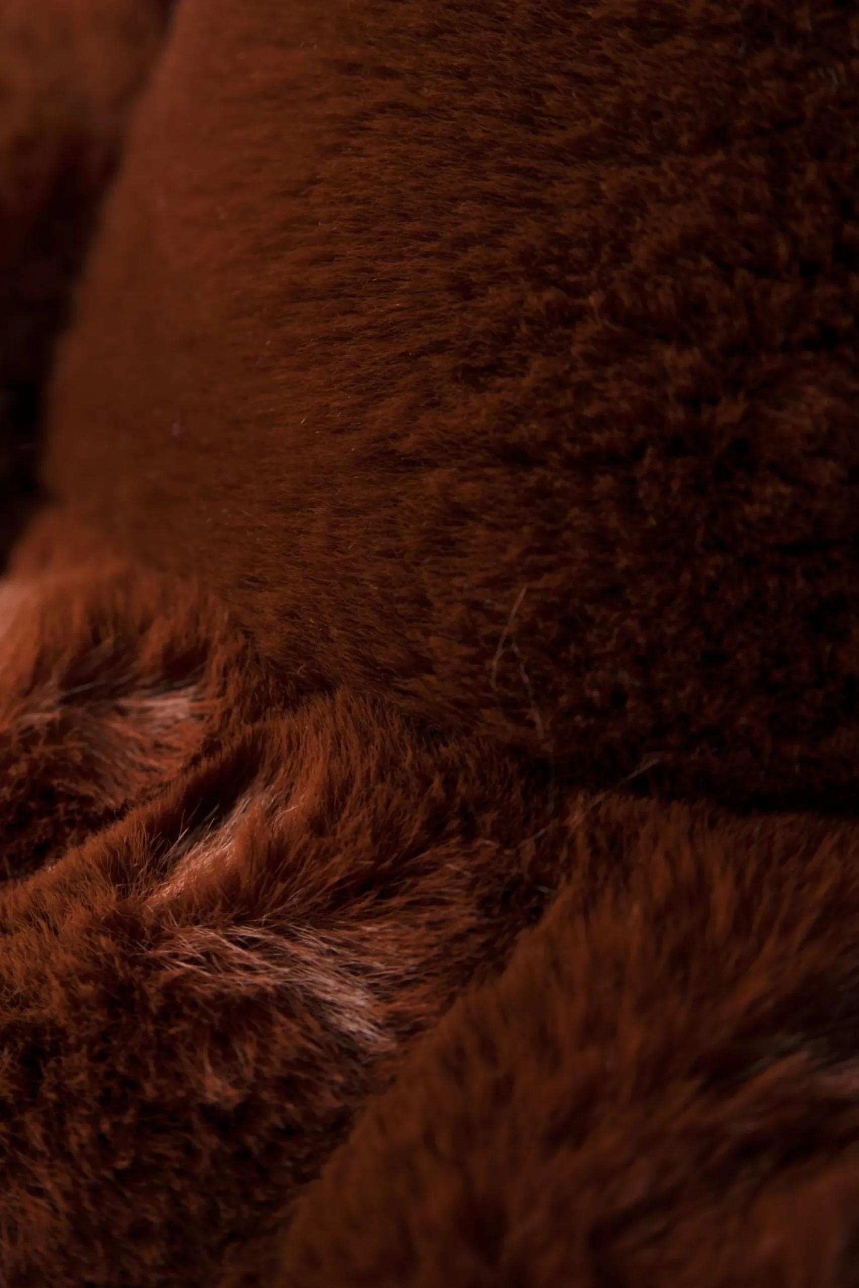 New LAMARQUE MEL | Faux Fur Cowboy Hat Russet