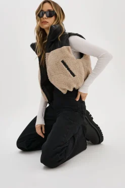 Cheap LAMARQUE MELICIA | Reversible Puffer Vest Black/Ecru