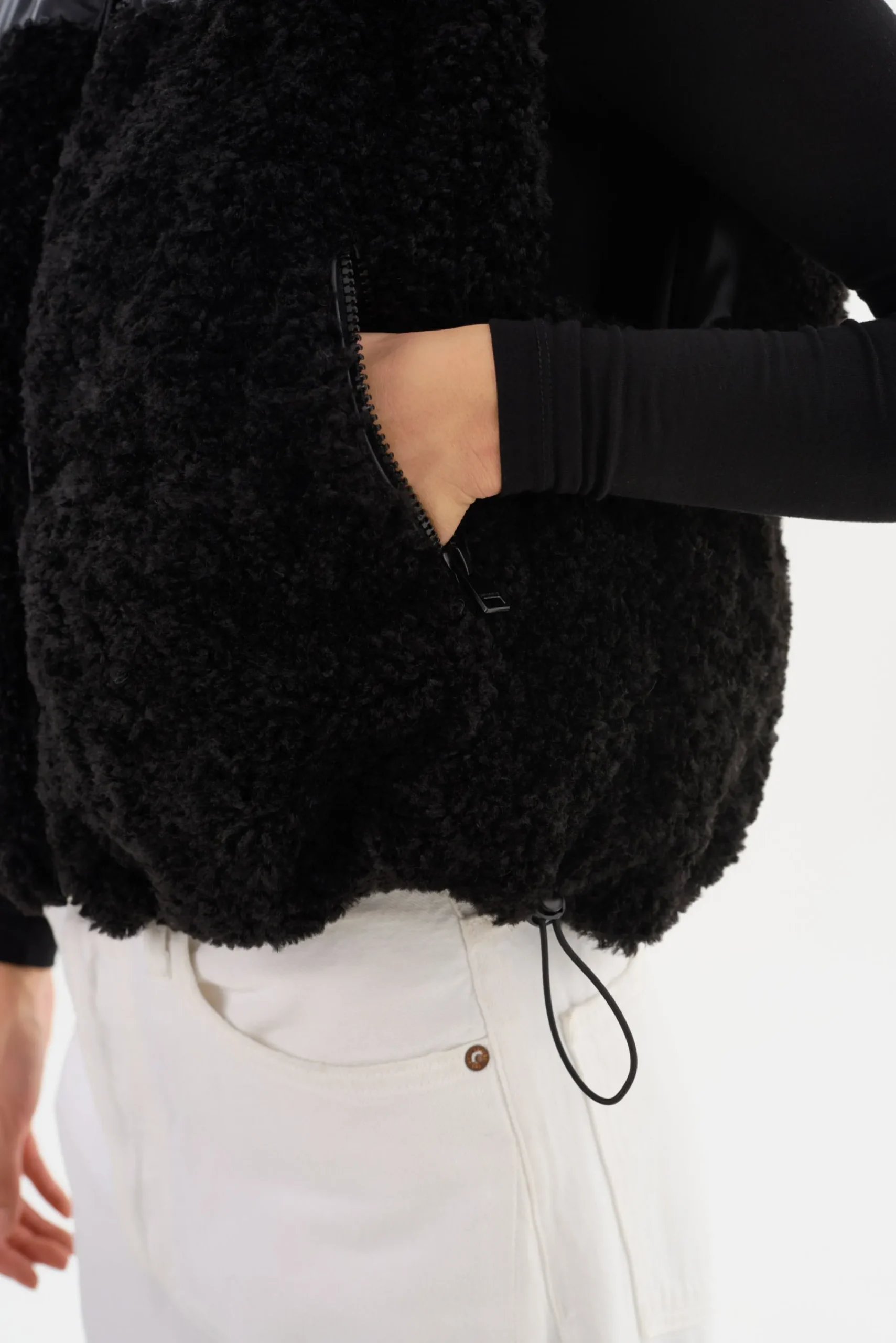 Store LAMARQUE MELICIA | Reversible Puffer Vest Black / Black