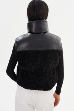 Store LAMARQUE MELICIA | Reversible Puffer Vest Black / Black