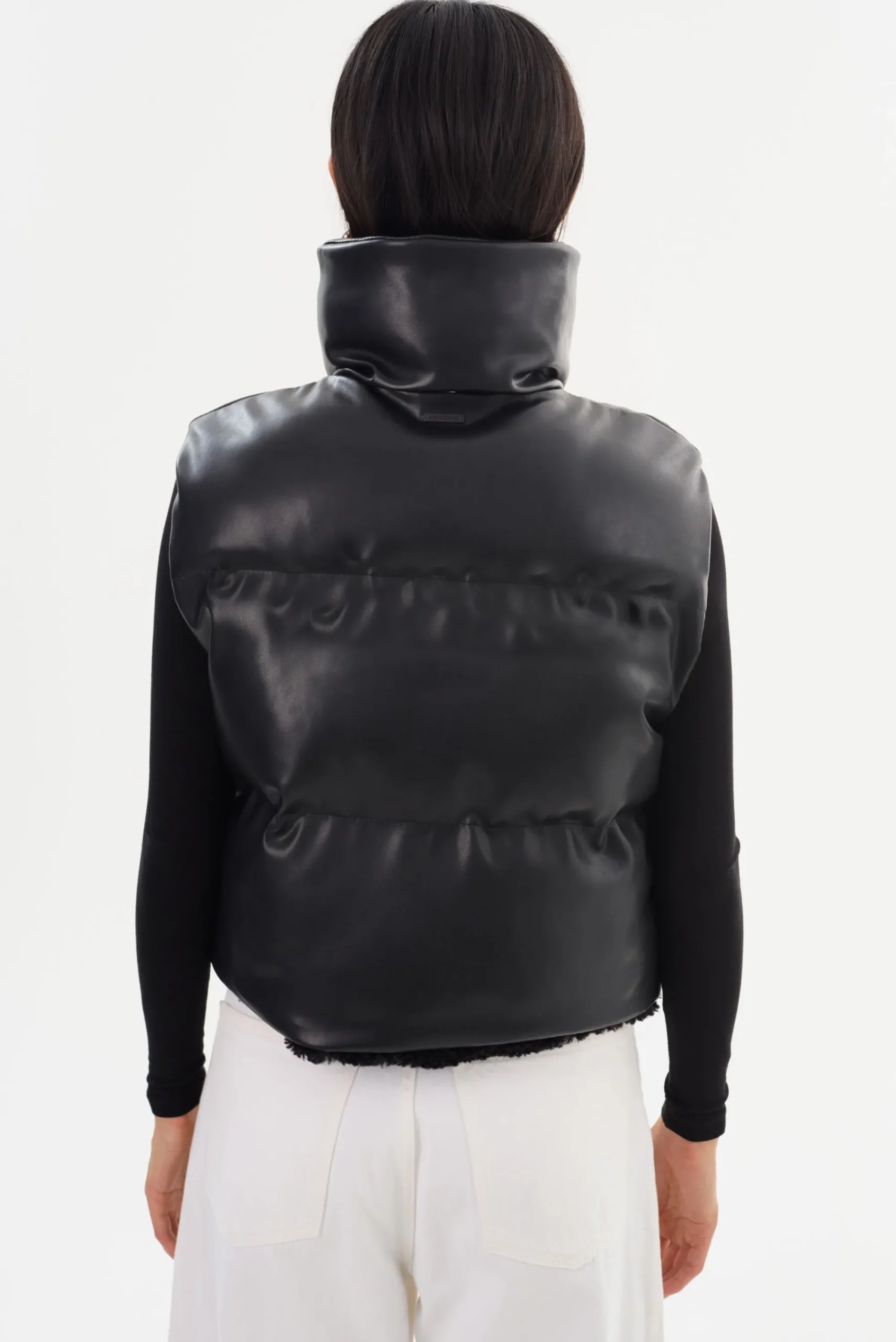 Store LAMARQUE MELICIA | Reversible Puffer Vest Black / Black