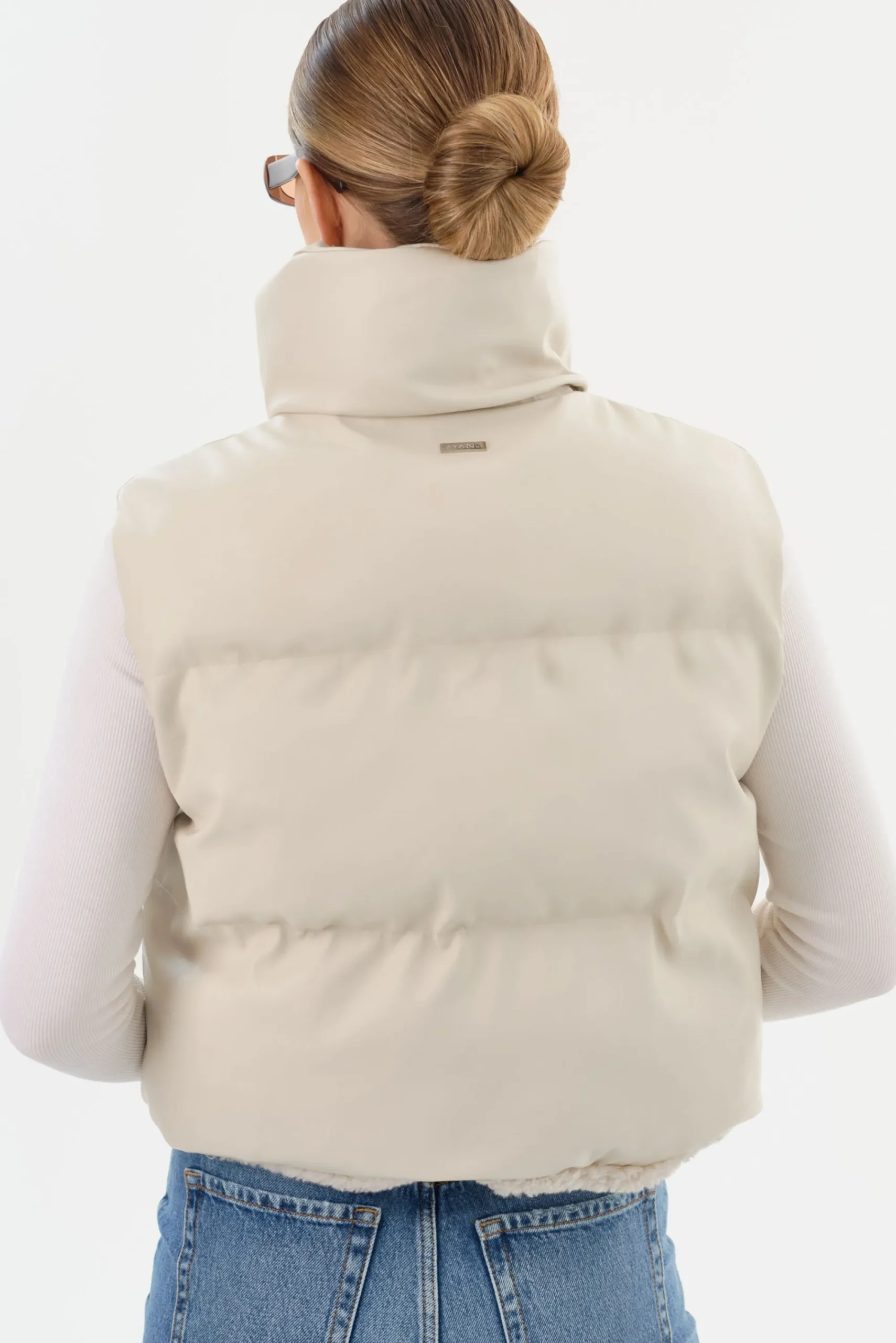 Best LAMARQUE MELICIA | Reversible Puffer Vest Bone/Ecru