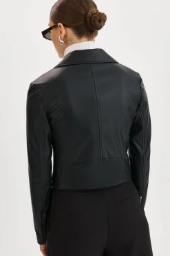 Fashion LAMARQUE MONICA | Faux Leather Jacket Black