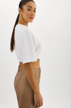 Best Sale LAMARQUE NAIA | Cropped Tee White