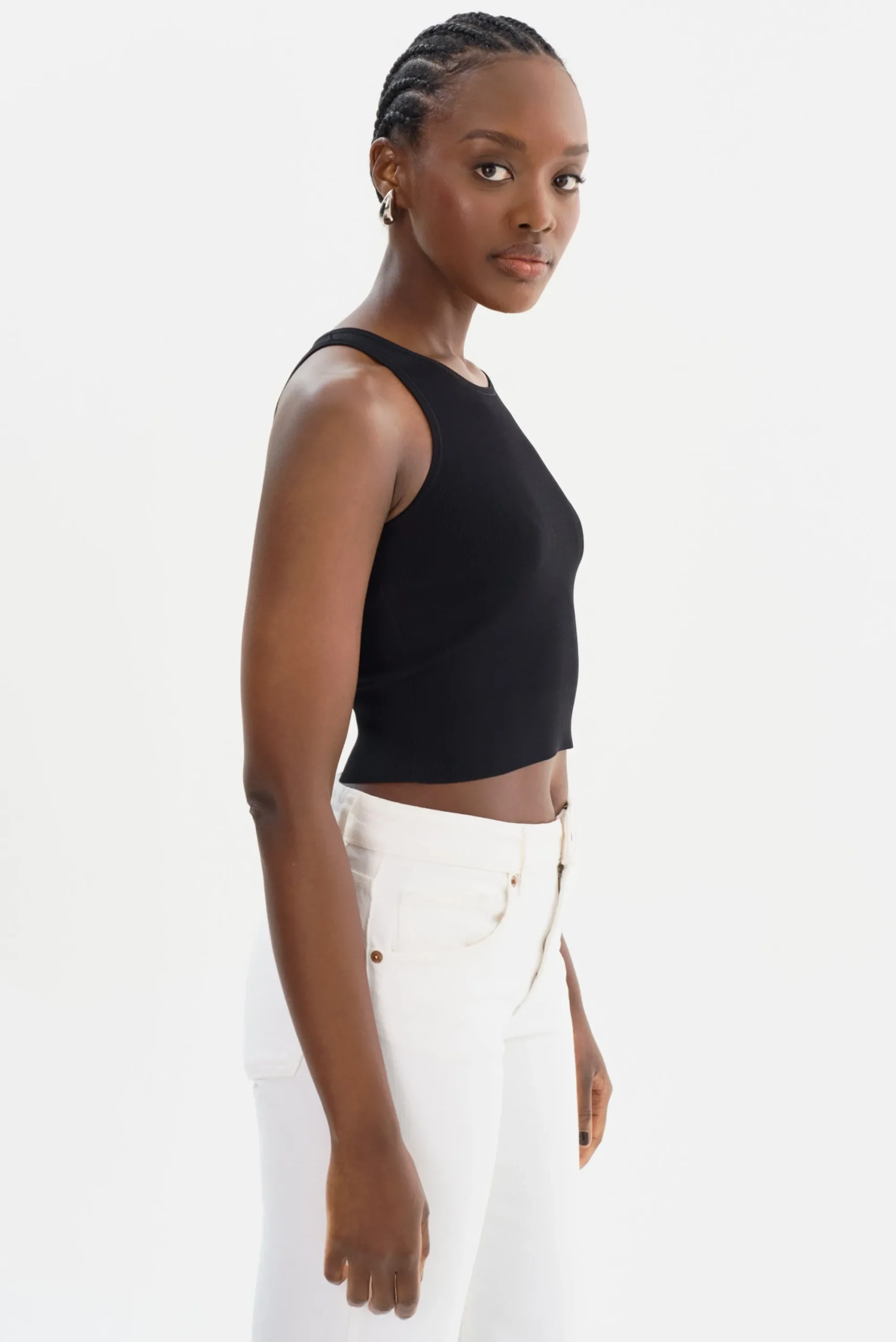 Clearance LAMARQUE NEVINA | Knit Tank Top Black