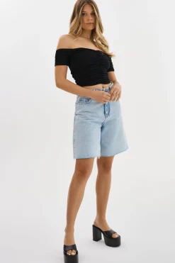Outlet LAMARQUE NINA | Ruched Top Black