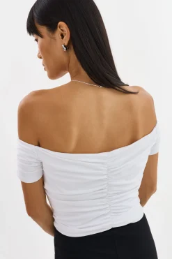 Store LAMARQUE NINA | Ruched Top White