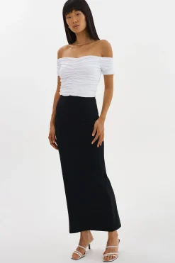 Store LAMARQUE NINA | Ruched Top White