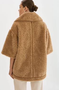 Shop LAMARQUE OHANNA | Sherpa Coat CARAMEL