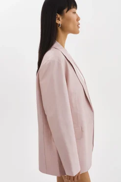 Discount LAMARQUE QUIRINA | Leather Blazer Rose