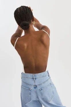 Sale LAMARQUE RENATA | Knit Bodysuit Off White
