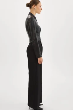 Discount LAMARQUE ROMI | Leather Corset Jacket Black