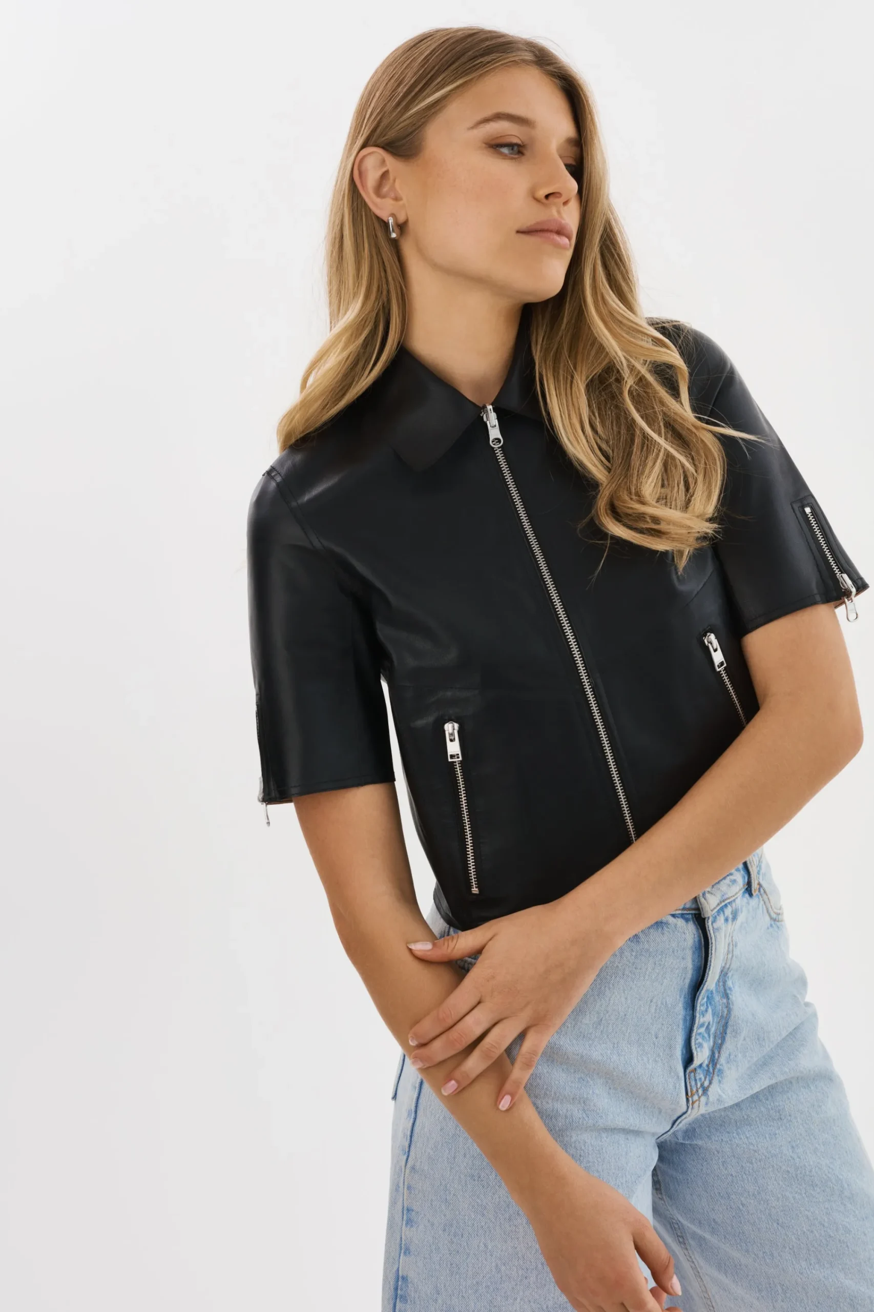 Flash Sale LAMARQUE SEVANA | Reversible Leather Jacket Black/Silver