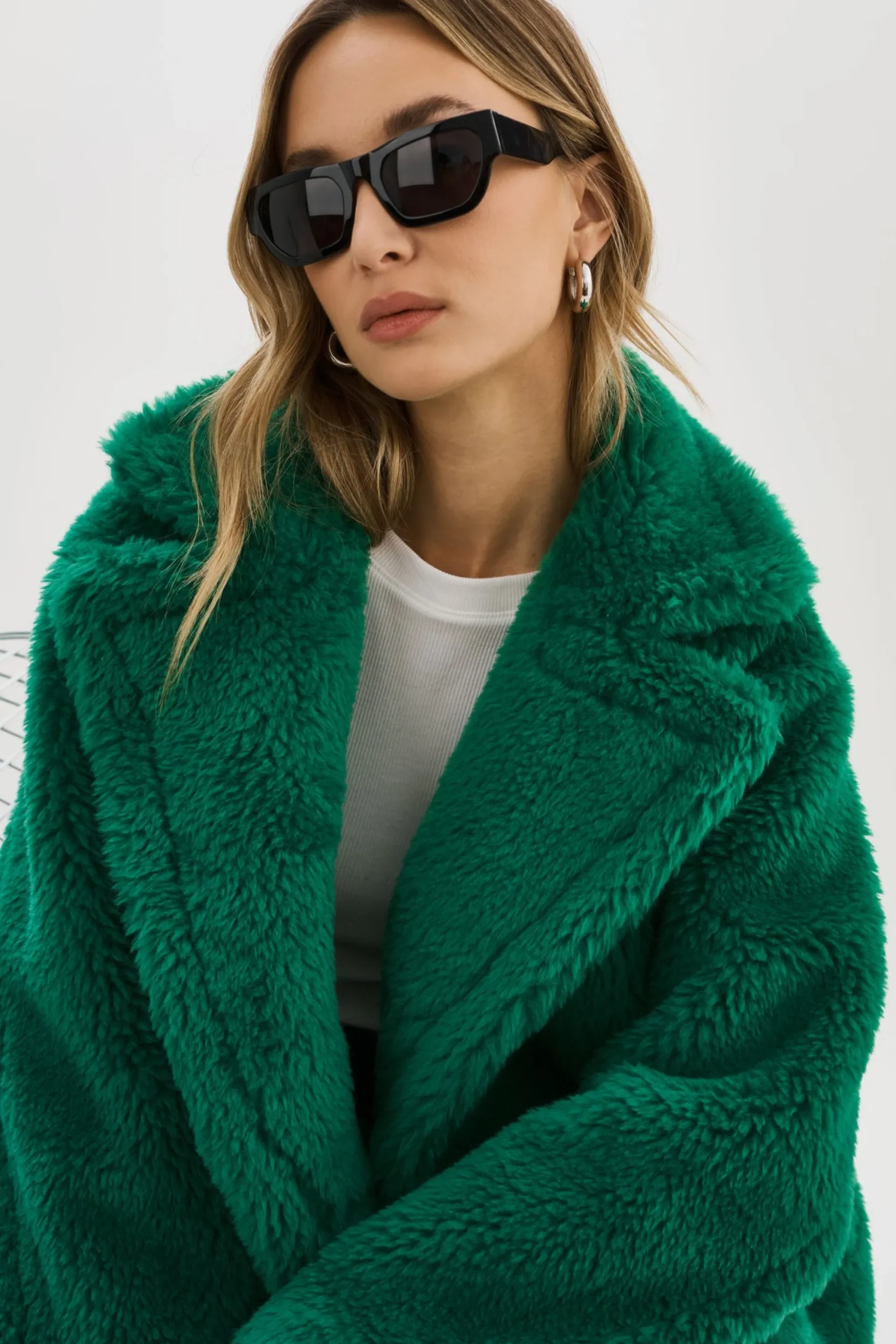 Hot LAMARQUE SOPHIE | Sherpa Jacket VIBRANT GREEN