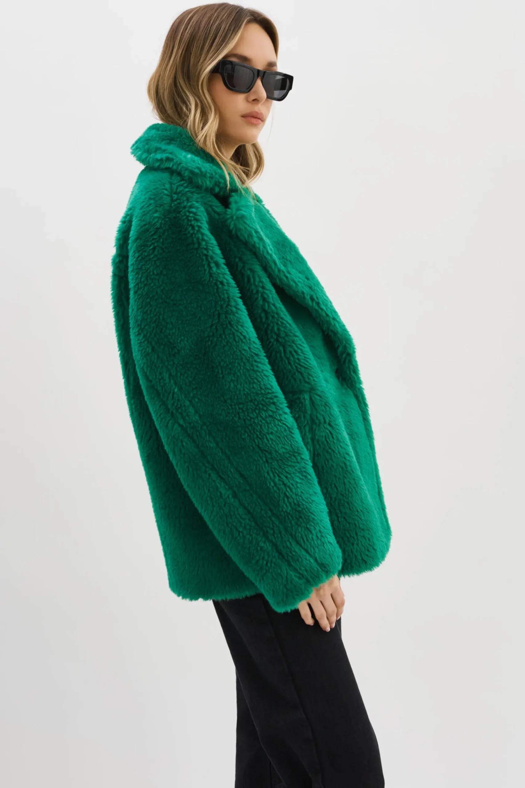 Hot LAMARQUE SOPHIE | Sherpa Jacket VIBRANT GREEN