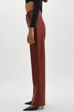 Sale LAMARQUE TAVI | Faux Leather Pants SYRAH