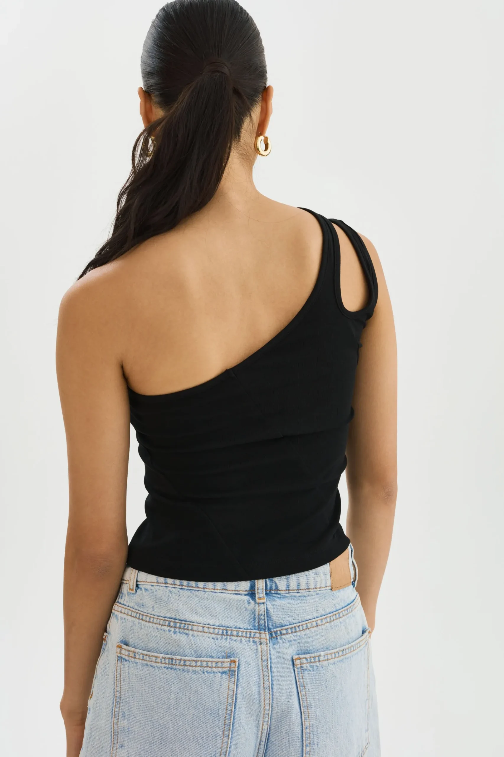 Hot LAMARQUE TERRA | One Shoulder Top Black