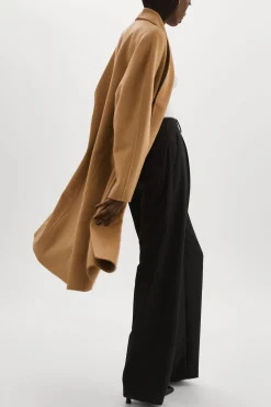 Sale LAMARQUE THARA | Shawl Collar Wool Coat Camel