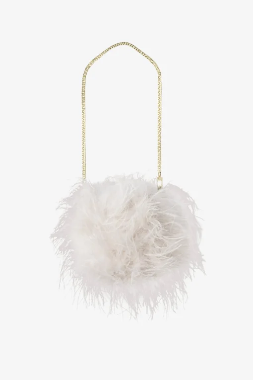 Outlet LAMARQUE TIARI | Feather Clutch Bag Bone