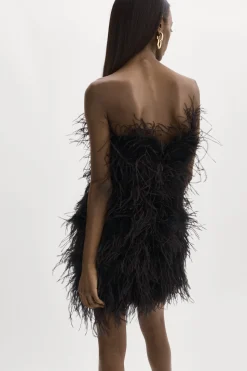 Outlet LAMARQUE TRIANA | Feather Dress Black