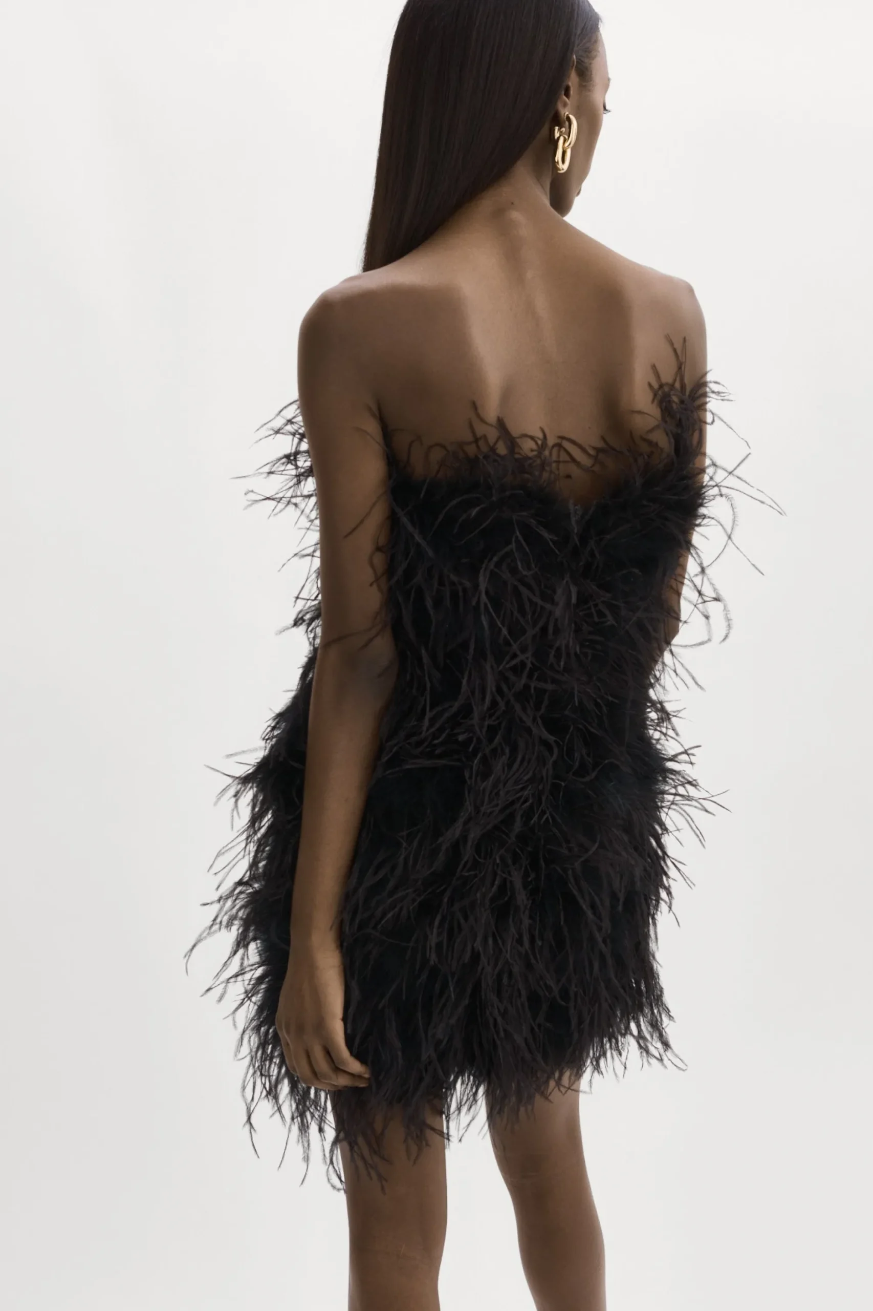 Outlet LAMARQUE TRIANA | Feather Dress Black
