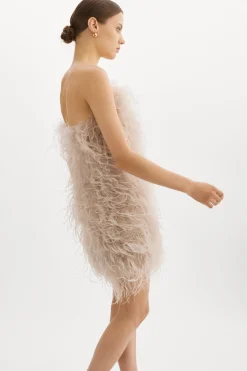 Online LAMARQUE TRIANA | Feather Dress Feather Pink