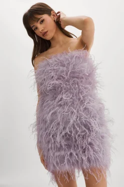 Outlet LAMARQUE TRIANA | Feather Dress Lavender