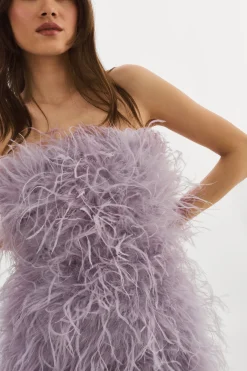 Outlet LAMARQUE TRIANA | Feather Dress Lavender