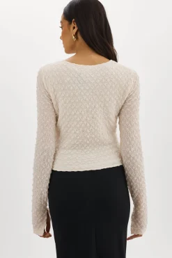 Sale LAMARQUE VENERA | Cut-Out Top Off White