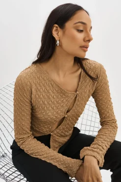 Hot LAMARQUE VENERA | Cut-Out Top WHEAT