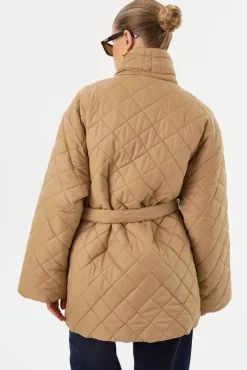 Hot LAMARQUE VERICA | Quilted Jacket Mocha