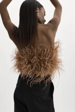 Flash Sale LAMARQUE ZAINA | Feather Bustier Sirocco