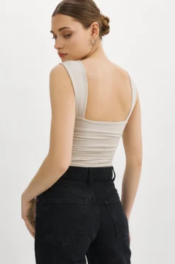 Discount LAMARQUE ZEELA | Ruched Cutout Cami Cloud